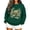 Dark Green, variant on Womens Crewneck Sweatshirts Sea Turtle Casual Long Sleeve Print Sweatshirt Pullover Casual Fall Top