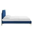 thumbnail image 5 of Modway Sienna Performance Velvet Full Platform Bed in Navy, 5 of 10