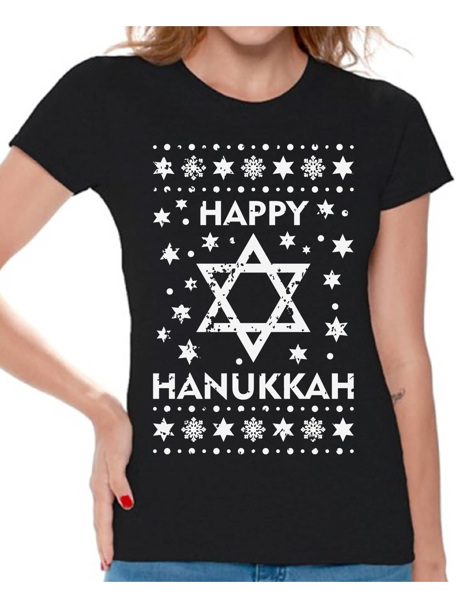 Awkward Styles Hanukkah T-Shirt David's 