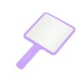 thumbnail image 4 of Unique Bargains 2pcs Delicate Square Handheld Mirrors for Personal Grooming Purple, 4 of 5