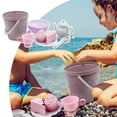 thumbnail image 2 of Beach Sand Bakery Play Set With 9 Piece Pastry Mold Tools, Pail Bucket Storage Net Bag For Indoor Outdoor Fun, 2 of 8