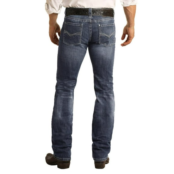 Rock & Roll Reflex Revolver Slim Straight - Mens Jeans - M1R3482