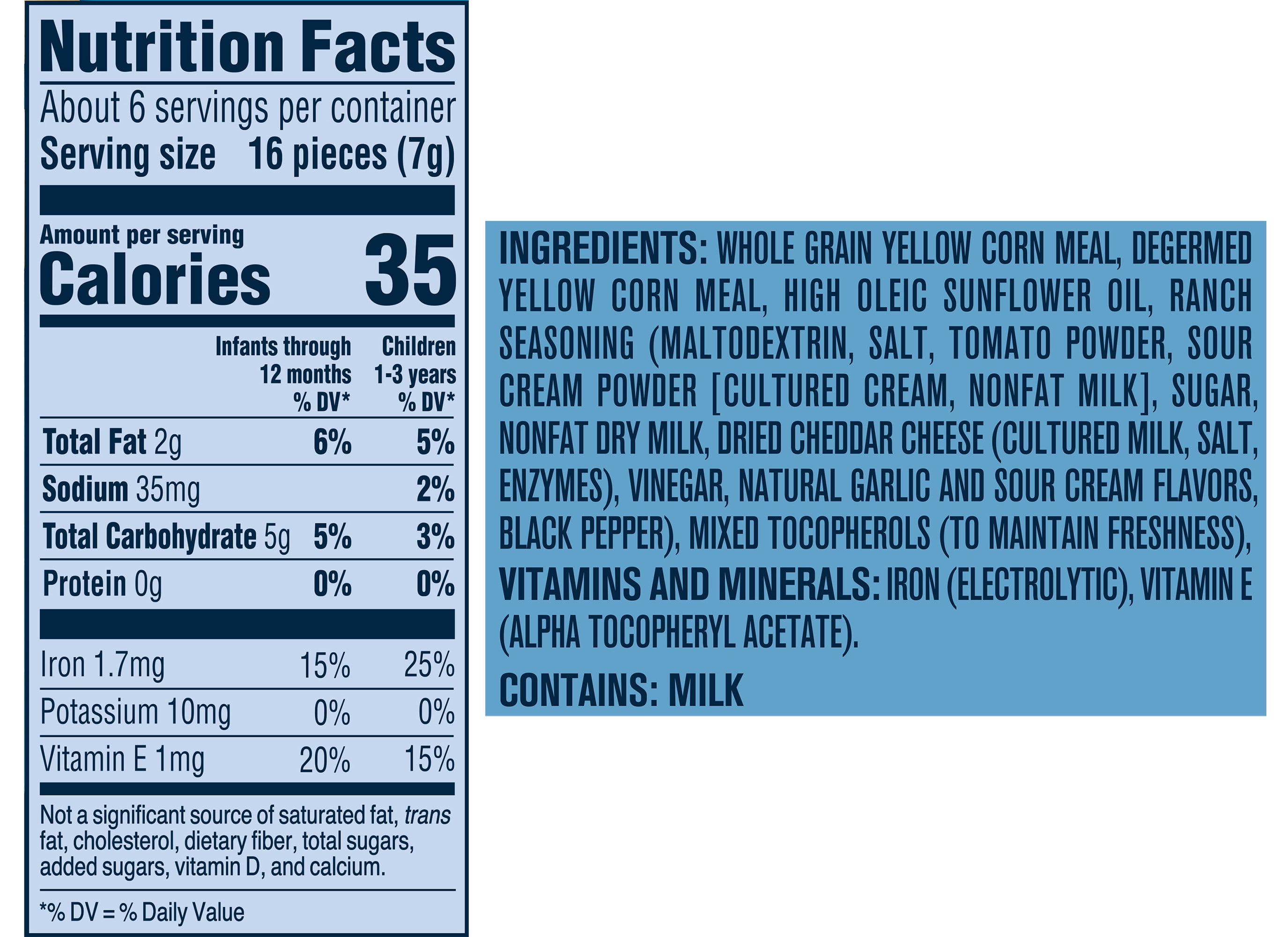 Gerber Graduates Lil' Crunchies,  Ranch, 1.48 oz, 6-Pack