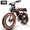 20"Black  Seat, variant on Electric Bike 1500W Peak, 20 Fat Tire EBike, 30MPH, 48V 15Ah, UL 2849