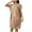 Coffee, variant on Women's Quick-Dry Coral Fleece Sleeveless Bathrobe - Ultra-Soft Absorbent Sleep Robe, Free Size for Lounging & After-Bath Comfort