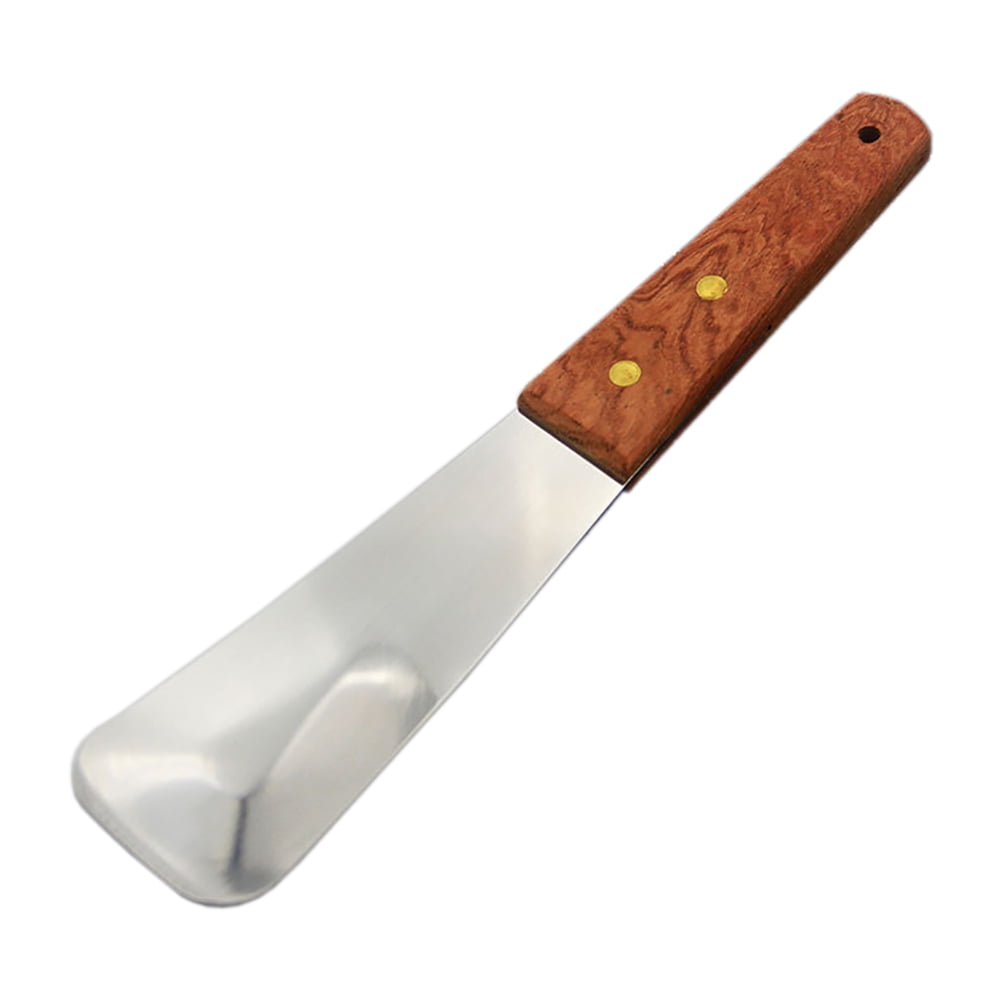 Ice Cream Scoop m Maple Wood Handle with Paddle Stainless Steel