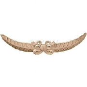 Ekena Millwork 16"W x 4 1/8"H x 1"D Medium Kent Swag, Alder