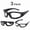 Black-3 pairs, variant on Ambifirner 3 pairs Motorcycle Sports Biker Riding Glasses :Wind Resistant Eye Protection Goggles for Women Men Sports Goggles Cycling Glasses Sunglasse