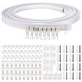 thumbnail image 1 of Accessoires de Rideau Kit de Rail de Rideau de Plafond Installation Facile Système de Rail Coulissant Flexible Robuste pour Pièce, 1 of 5