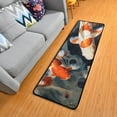 thumbnail image 5 of Fishes Carp Frolics Runner Rug for Hallways Kitchen Non Slip 2'x 6' Washable Hall Carpet for Bedroom Entryway Laundry Room, 5 of 7