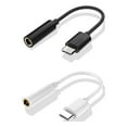 thumbnail image 3 of LEORX USBC to 3.5mm Audio Adapter with Reversible Type C Connector for Phone White Plastic, 3 of 5