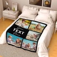 thumbnail image 3 of Custom Best Friends Blanket for Women Personalized Blanket with Photos Text Customized 10 Picture Collages Throw Blanket for Family Adult Kids Couple Birthday Christmas Memorial Gift, 3 of 6