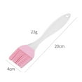 thumbnail image 3 of Brush 20cm Large Transparent Handle Split Silicone Oil Brush High Temperature Resistant Kitchen Soy Sauce Brush Outdoor Q-Style Barbecue Brush(1Pcs) Rkxzt, 3 of 8