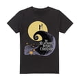 thumbnail image 1 of The Nightmare Before Christmas Mens Moon Silhouette T-Shirt, 1 of 4