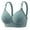Navy, variant on 3PC Daisy Bra for Older Women Plus Size Front Closure Bras Full Coverage Gathering Bra Comfortable Breathable No Underwire Everyday Bras with Adjustable Strap