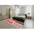 thumbnail image 4 of Ahgly Company Indoor Rectangle Patterned Deep Rose Pink Area Rugs, 8' x 10', 4 of 6