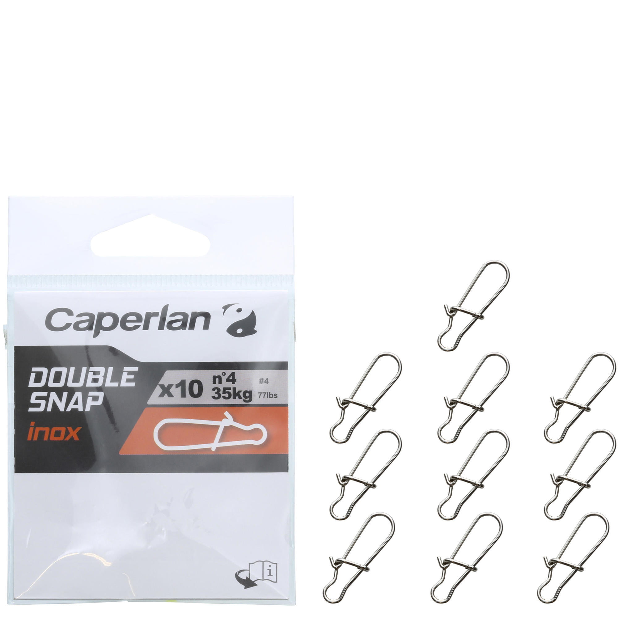 FISHING SNAP DOUBLE SNAP STAINLESS X10 Details about   Decathlon Australia 