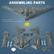 thumbnail image 4 of Maqueta de avión SEBUNAS B-2 Spirit escala 1/200 con 20 piezas, 4 of 6