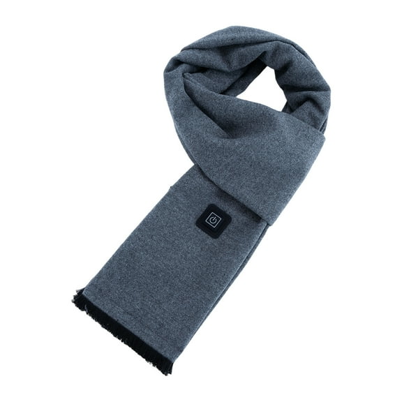 Heated Shawl,Heated Scarf,Winter Heating Scarf Smart Heating Scarf Portable Winter,Heated Scarf for Women Men,Electric USB Heated Scarf with 3 Heating Levels,Heated Neck(Gray)