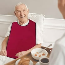 JLFNYA Adult Bibs, Adult Bibs for Women, Adult Bibs for Men, Adult Bibs Washable, Home Care Products for Elderly, Eating Cloth for Elderly Seniors and Disabled, Adjustable Bib Clothing Protectors