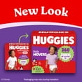 thumbnail image 2 of Huggies Little Movers 360° Pull On Diapers with 360° Waistband, Size 5 (27+ lbs), 96 Count (Select for More), 2 of 12