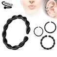 thumbnail image 2 of Nose Lip Ear Cartilage Daith Rook Lobe Septum Rings - Annealed - Sold Each, 2 of 4