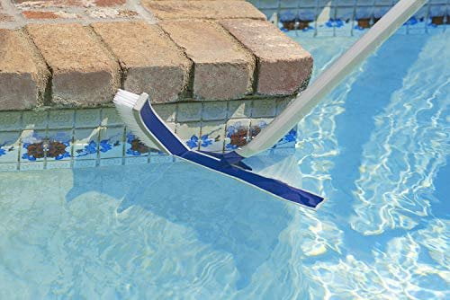Poolmaster Classic Collection 18-Inch Vinyl Liner Swimming Pool & Spa Cleaning Brush with Bumper
