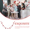 thumbnail image 4 of Shisuyan Metallic Paper Heart Hanging Decor for Parties 2 Strings 157In, 4 of 9