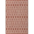 thumbnail image 2 of Jill Zarin Outdoor Collection Area Rug - Turks and Caicos (4' 1" x 6' 1" Rectangle Rust Red/Ivory), 2 of 3