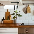 thumbnail image 2 of AMLESO Iron Wall Mounted Roll Paper Holder Dispenser Shelf Rail Under Cabinet Rustproof green, 2 of 8