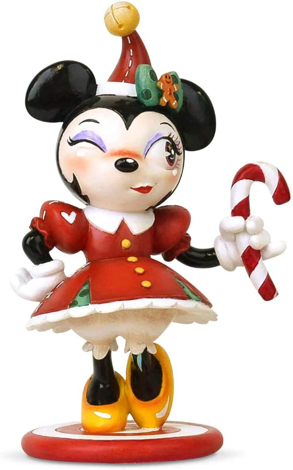 5.91 Inch Multicolor,6003765 Enesco The World of Miss Mindy Christmas Mickey Mouse Figurine 