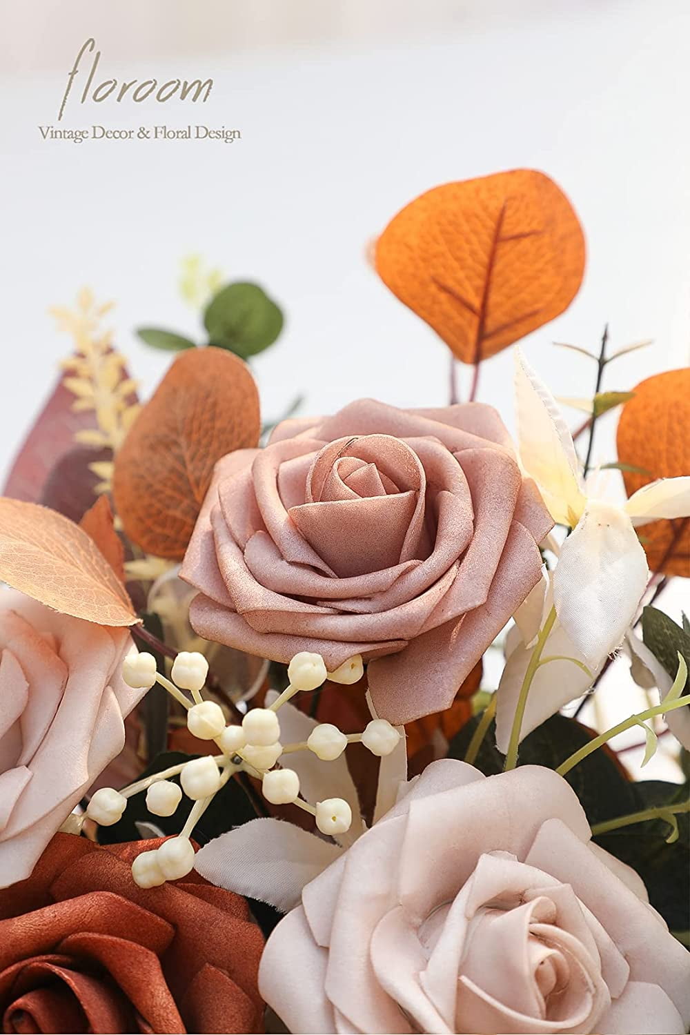 Artificial Flowers 25pcs Real Looking Emerald Green Ombre Colors Foam Fake Roses with Stems for DIY Wedding Bouquets Bridal Shower Centerpieces Sage Green Floral Arrangements Tables Decoration