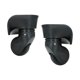 thumbnail image 5 of Ruedas de equipaje de reemplazo de 2 piezas Viaje Tronters Silent Universal Universal Smooth Wear Black Trolley Ruedas de reparación Partes de L, 5 of 8
