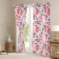 thumbnail image 3 of Castle Fairy Kids Children Cute Axolotl Black Out Curtains,Floral Flower Animal Curtains Pack of 2 (42x63 Each),Dreamy Princess Bedroom Curtains,Lightweight Room Decor, 3 of 6