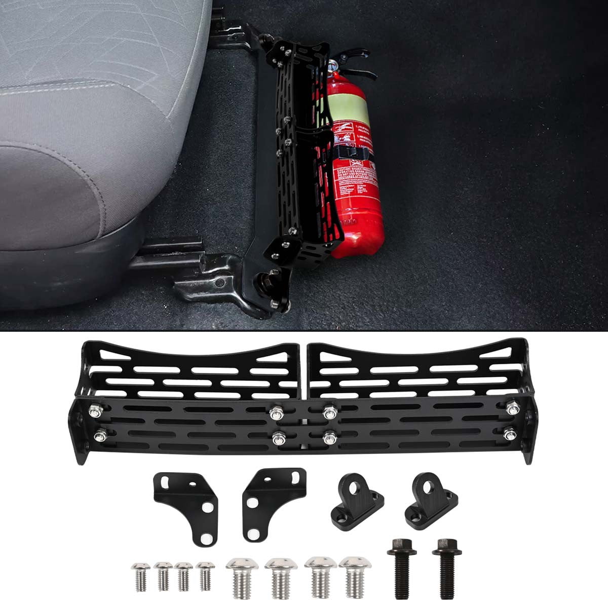 Front Seat Bracket Storage Tray Molle Panel For Tacoma 05-2023 For 4Runner Gx460