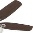 thumbnail image 2 of Hunter Builder Plus 52" Ceiling Fan w/ LED Lights and Pull Chain, Brushed Nickel, 2 of 4