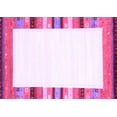 thumbnail image 1 of Ahgly Company Indoor Rectangle Solid Purple Modern Area Rugs, 4' x 6', 1 of 4