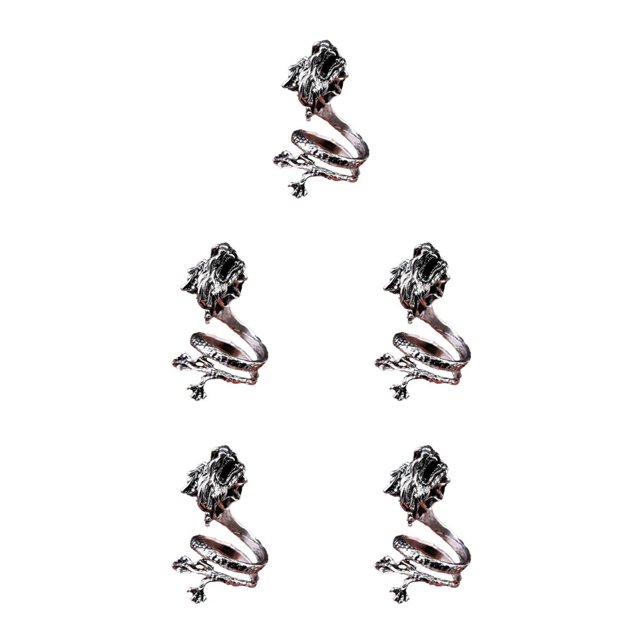 Minnieouse Adjustable Size Rings Student Trend Men Daily Accessories Stereoscopic Alloy Party Jewelry Ring Holiday Supply Opening Type2 NO2