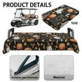 thumbnail image 6 of Yuyamidu Cute Ghost Golf Cart Seat Covers Fluffy Black Cat Golf Cart Seat Towel Blanket Fits in More 2 Person Seats Golf Carts Soft Halloween Golf Cart Accessories, 6 of 8