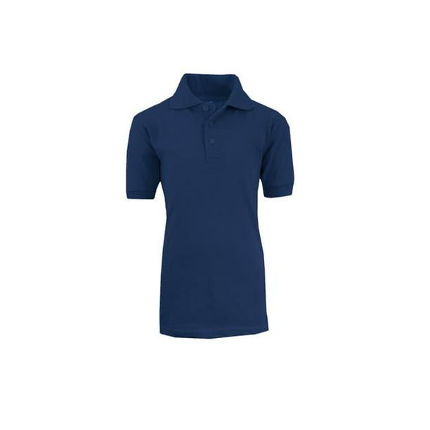 Navy blue top polo shirt walmart