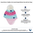 thumbnail image 4 of Grand Sierra Toddler (2-4) Lined Striped Winter Hat with Ear Flaps, 4 of 4