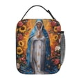 thumbnail image 3 of Virgin Mary Lunch Bag for Office Women – Stylish Thermal Insulated Tote with Shoulder Strap, Lightweight for Work or Travel, 3 of 6