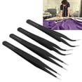 thumbnail image 2 of Needle Nose Tweezers,4 Pcs Accurate Tweezers Lash Extension Tweezers Sewing Machine Tweezers Professionally Tested, 2 of 14