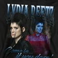 thumbnail image 2 of Beetlejuice Beetlejuice Lydia Homage Adult Pull-Over Hoodie, Black, 4X-Large, 2 of 4