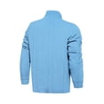 thumbnail image 4 of VBTAPA Oversized Knit Sweatshirt for Men Soft Cotton Knitted Long Sleeve Henley Sweatshirts Big and Tall Casual Stylish Sweaters Sky Blue L, 4 of 8