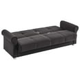 thumbnail image 7 of Ottomanson Convertible Sleeper Sofa Bed with Hidden Storage, Firm Comfort Couch, Black, 7 of 7