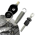 thumbnail image 3 of Bass Drum Foot Pedal Spring Tensioner D Rings Pedal Bass Drum Set Accessory Musical Gift , Black, 3 of 7