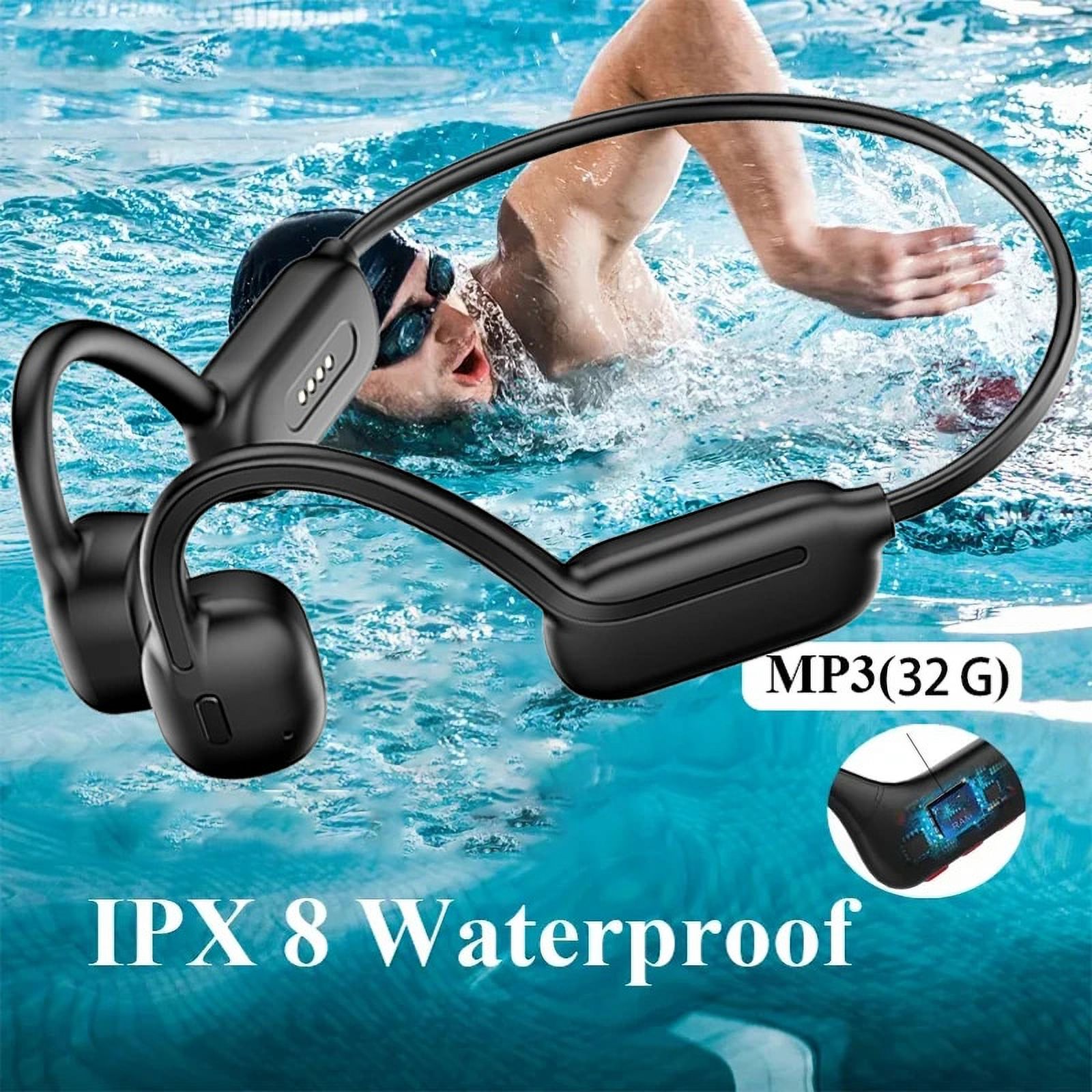 XIAOMI Swimming Bone Conduction Earphones Bluetooth Wireless Hifi Headphone IPX8 Waterproof 32GB MP3 Player Mic Headset Black