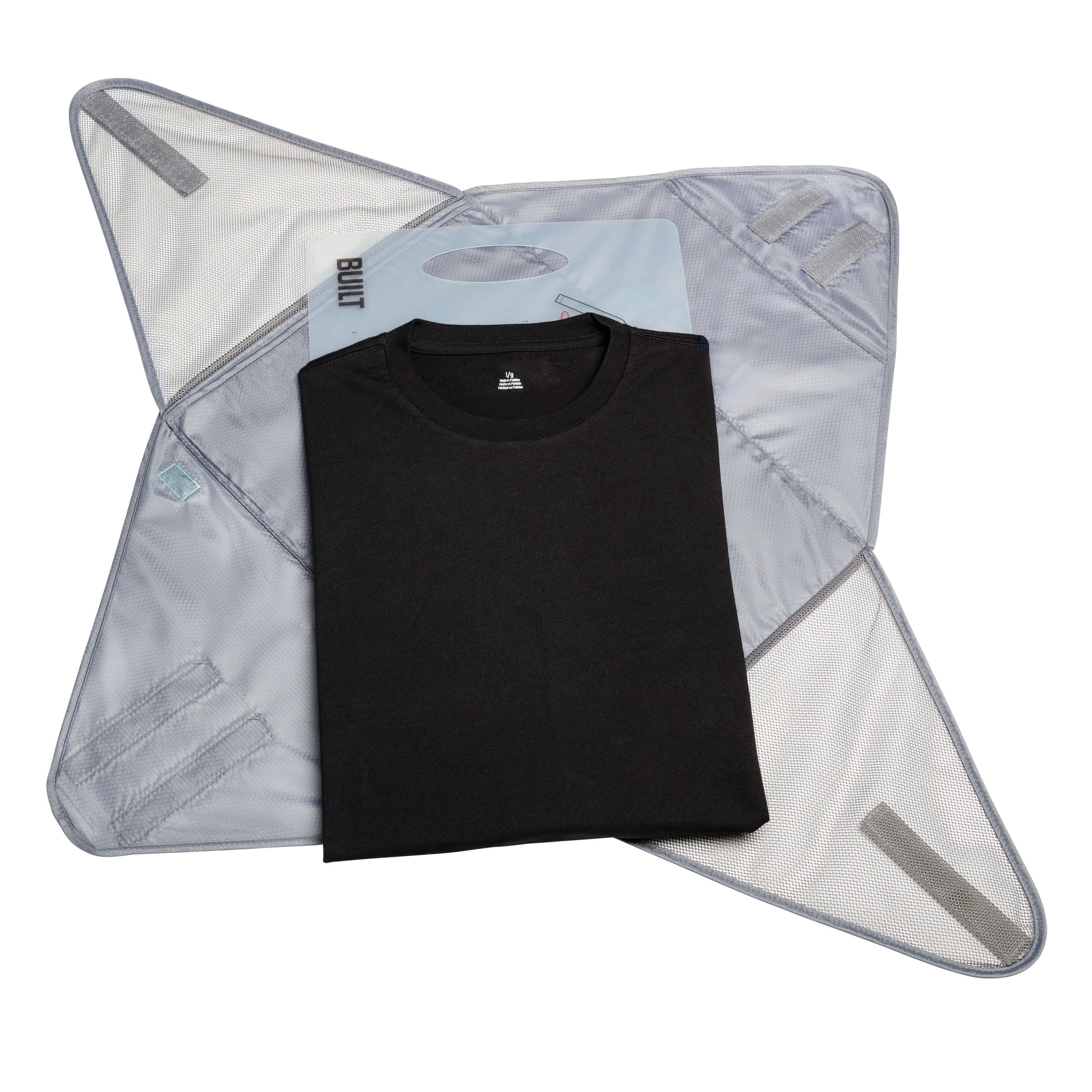 Built Travel Shirt Folding Cube in Quiet Shade