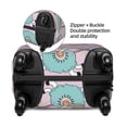 thumbnail image 4 of Naloa Llama Unicorn and Rainbow Elastic Suitcase Protector, Travel Suitcase Protector Cover Fits 18-32in Suitcase - Large, 4 of 9